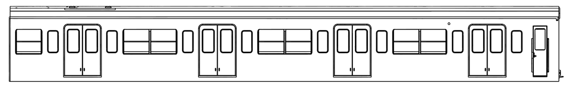 クモハ100未塗装車体・窓付の画像