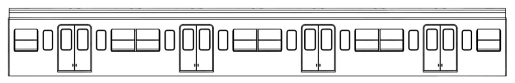 モハ101未塗装車体・窓付の画像