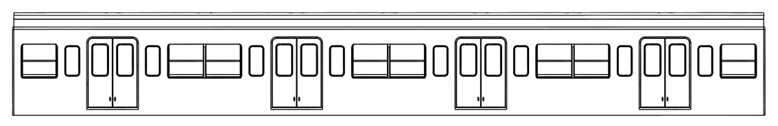 モハ101未塗装車体・窓付の画像