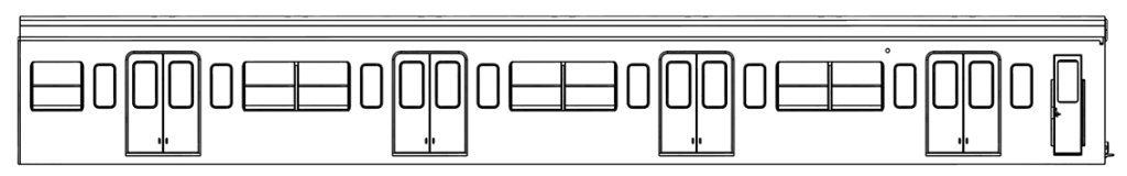 クハ101未塗装車体・窓付の画像