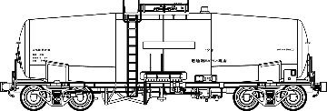 タキ45000浮島町駅常備印刷済、台車TR41C、２両セット、転写シール・インレタ付属（エッソ、モービル)の画像