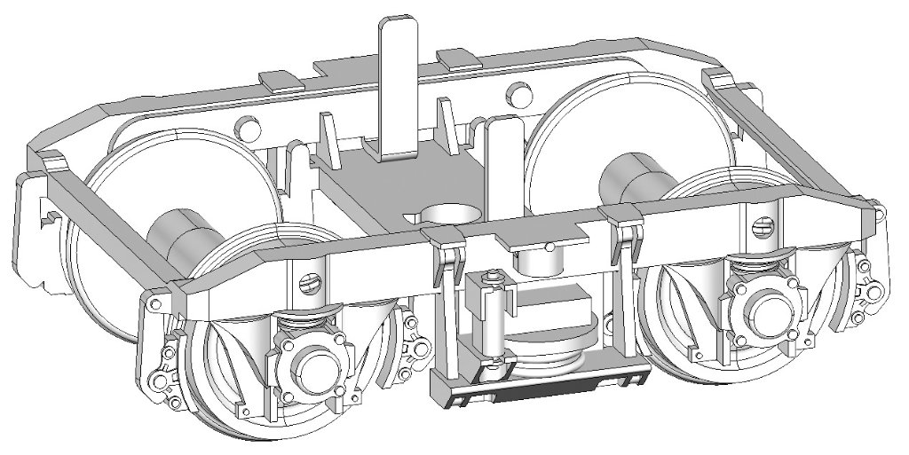 TR217（プレート車輪付、１両分）の画像