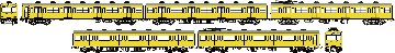 国鉄101系黄色5号基本5両セットF（総武緩行線）の画像