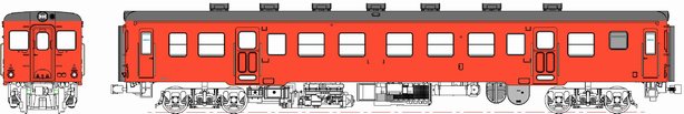 国鉄キハ20-200代(二段上昇窓)首都圏色、動力なし画像