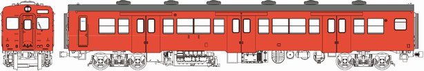 国鉄キハ35首都圏色、動力なしの画像