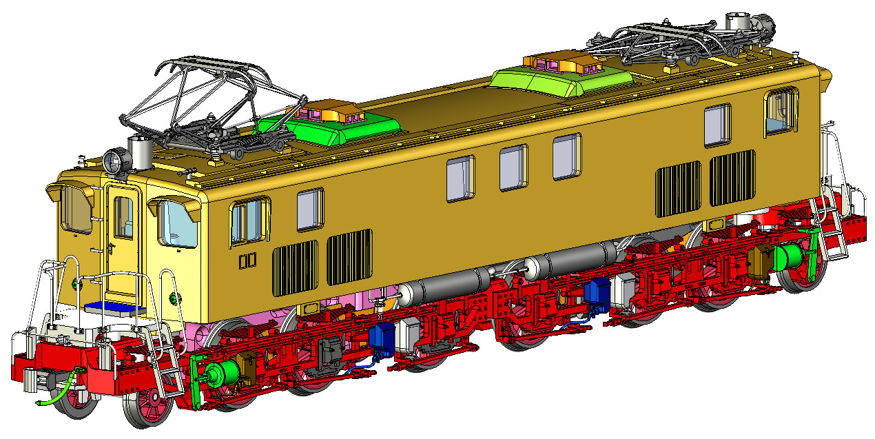 EF13キット（車体塗装済、動力組立済）の画像