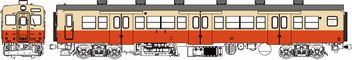 国鉄キハ35寒地向一般色動力付の画像
