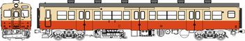 国鉄キハ35寒地向一般色動力なしの画像