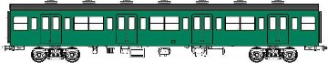 国鉄103系非ユニット窓・非冷房車、青緑1号動力なし増結1両セットIの画像