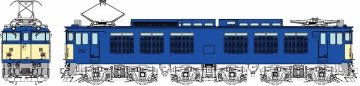 EF64-0代1次車国鉄標準色（ツララヨケ撤去後）の画像