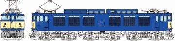 EF64-0代1次車国鉄標準色稲沢タイプ（ツララヨケ撤去後）の画像