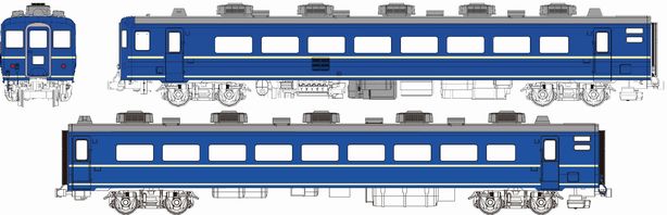国鉄14系500代座席車基本セットBの画像