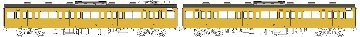 国鉄103系低運転台・非ユニット窓・冷房車・黄色5号(モハ103+モハ102(M))の画像