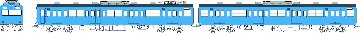 国鉄103系低運転台・非ユニット窓・冷房車・青22号(クモハ103+モハ102(M)の画像