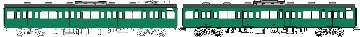 国鉄103系非ユニット窓・冷房車・青緑1号(モハ103+モハ102(T))の画像