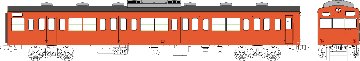 国鉄103系低運転台・非ユニット窓・冷房車・朱色1号(クハ103)の画像