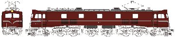 国鉄EF5861（一般使用時・深紅色)塗装済完成品の画像