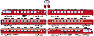「国鉄お座敷列車オリエントサルーン6両セット 」の画像