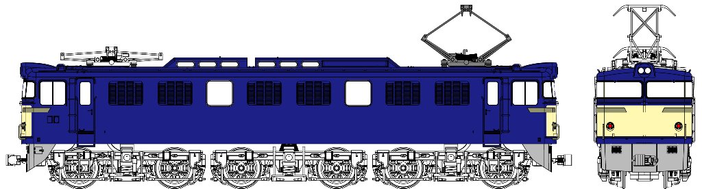 1・80 オリジナル鉄道模型および関連商品/国鉄「やすらぎ」12系和式客車＆国鉄EF60第2次量産型(15～46）｜トラムウェイ