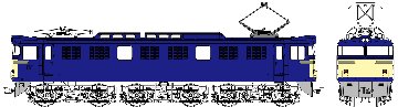 国鉄EF60第2次量産型一般色ブタ鼻の画像