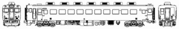 国鉄キハ28パノラミックウインドウ冷房車M付の画像