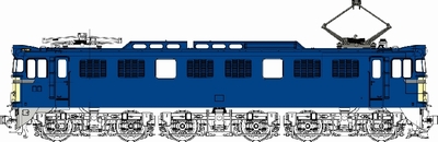 国鉄EF60-1灯形500番台一般色の画像