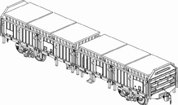 国鉄トキ25000、積荷：塩コンテナの画像