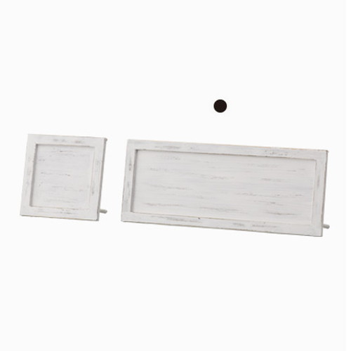 Natural wood frame Board_42L17W1H (ナチュラル ウッド フレーム ボード)【WHITE】の画像