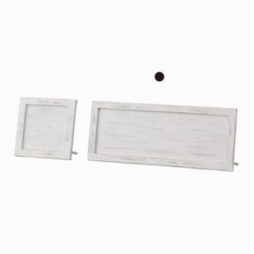 Natural wood frame Board_42L17W1H (ナチュラル ウッド フレーム ボード)【WHITE】の画像