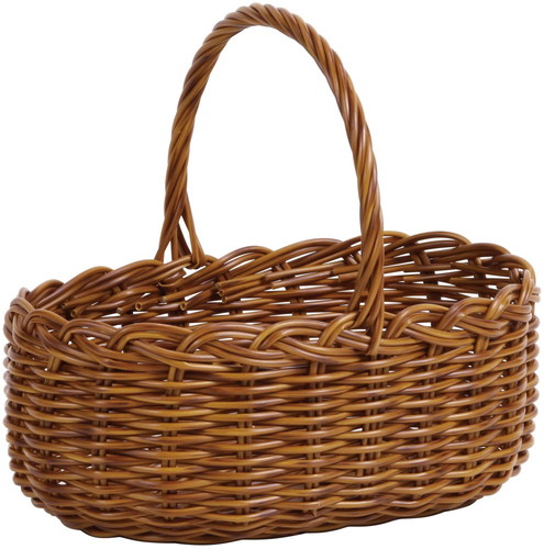 PEオーバル手付バスケットLの画像