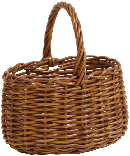 PEオーバル手付バスケット ミニの画像