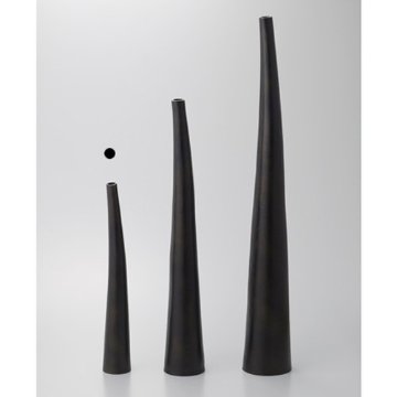 aluminum HORN_9φ60H (アルミニウム ホーン)【BLACK】の画像