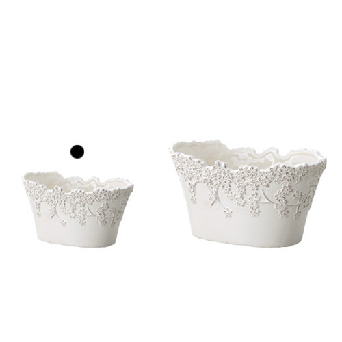 FLOWER LINE_15L7.5W8H (フラワー ライン)【WHITE】の画像