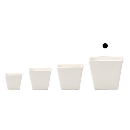 COLOR VASE_SQUARE 13.5□12H (カラー ベース)【WHITE】の画像