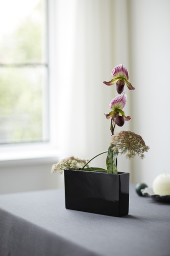 simple vase rectangle_15L4W10H (シンプル ベース レクタングル)【WHITE】の画像