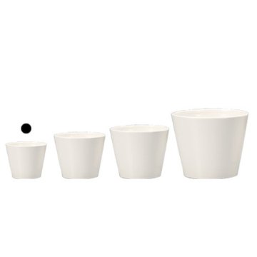 COLOR VASE_ROUND 7.5φ6H (カラー ベース)【WHITE】の画像