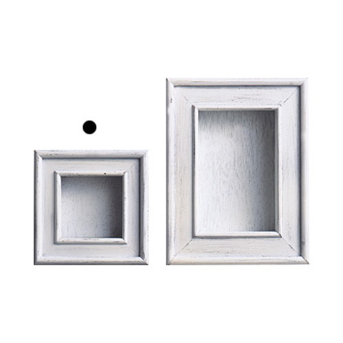 WOOD FRAME WHITE_13□3.5H (ウッド フレーム ホワイト)【WHITE】の画像