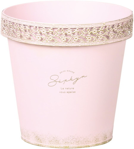 L付ガーデンブリキダ鉢5号用ピンクの画像