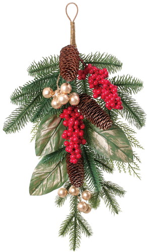 45cmベリー&コーンミックススワッグの画像