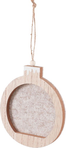 ウッドフェルトボールハンガーBEの画像