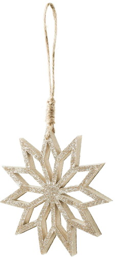 フェルトスノーフレークオーナメントS GOの画像