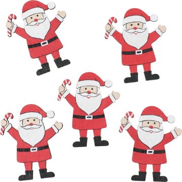 ウッドサンタモチーフ5Pの画像