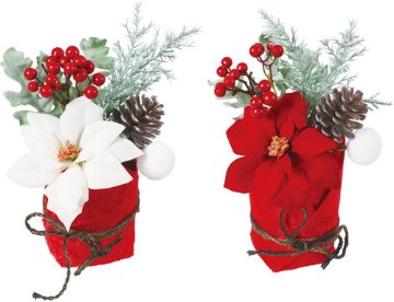 ポインセチアミックスポットS[BOX]の画像