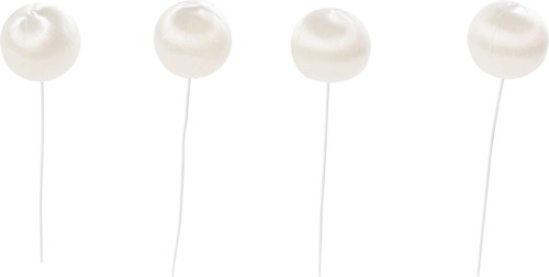 30mmサテンボールピック4P Wの画像