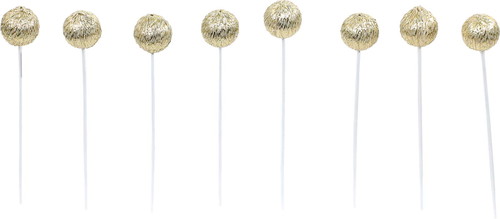 15mmサテンボールピック8P GOの画像