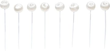 15mmサテンボールピック8P Wの画像