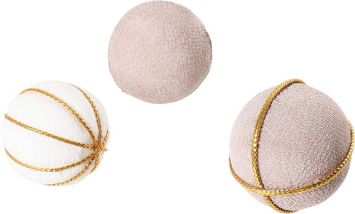 ちりめん玉 茶/白3Pの画像