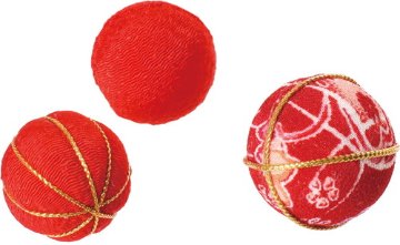 ちりめん玉 赤3Pの画像