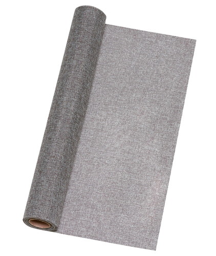 ラフリネン 約48CMX約4.5M 17 ブラックの画像