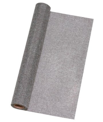 ラフリネン 約48CMX約4.5M 17 ブラックの画像